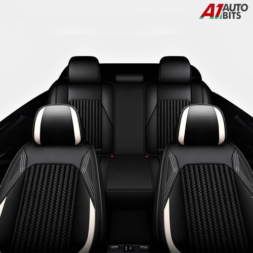 Black white leather - black, &