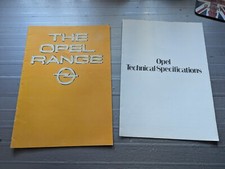 1981 Opel Range UK Sales