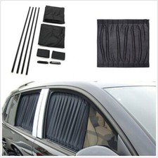  2PCS Black Car Side Window