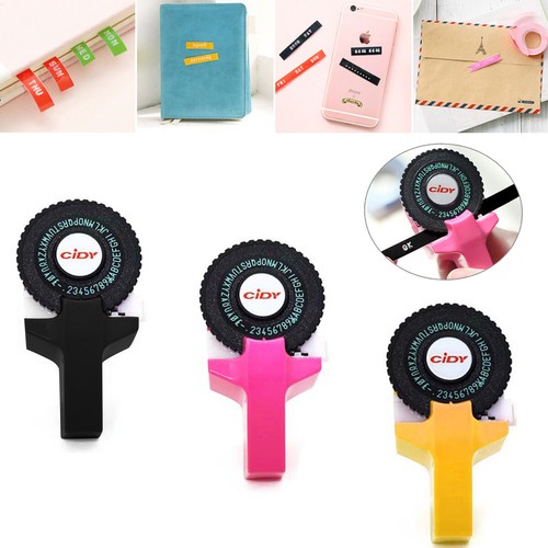 Portable manual label maker - label,