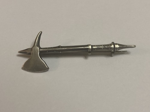 Antique silver brooch - silver, explorer