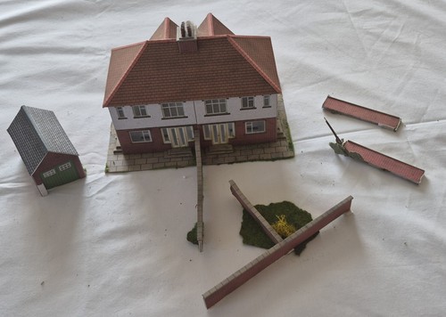Scale model buildings - 1:76,