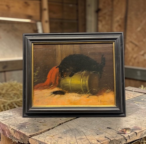 Langlois antique oil - j,
