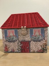 Cath Kidston Vintage Cottage Large Sewing Box ? Rare, New With Tags, Some Damage