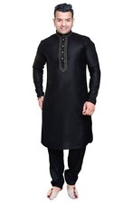 Men's Cotton Smart Causal Kurta Pajama Trouser Shalwar Kameez 1918