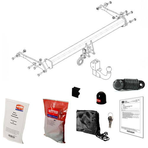 Witter towbar for volkswagen - for,