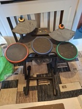 Guitar Hero Drum Set No Foot Pedal Or Drum Sticks