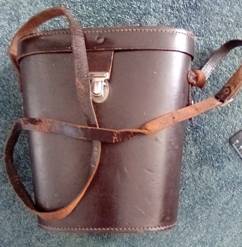 Leather binocular large size - leather,