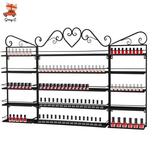 Wall mounted nail polish - wall-mounted,