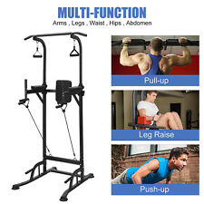 Multi-function Training Power Tower Pull Up Bar Dip Stand Home Gym Power Station