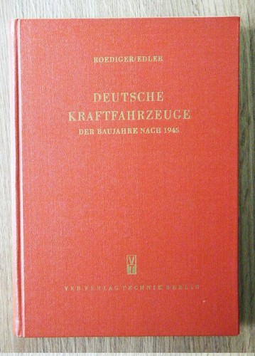 Roediger german motor vehicles - roediger,