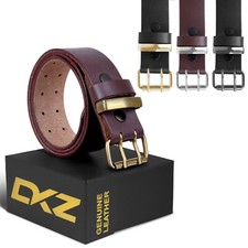 Mens Leather belts double