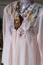 Elegant True Vintage night dress, nightgown , babydoll, 1970s-1980s 