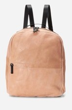 Immaculate Ally Capellino 100% Leather Sandy Rucksack, Clay USED ONCE