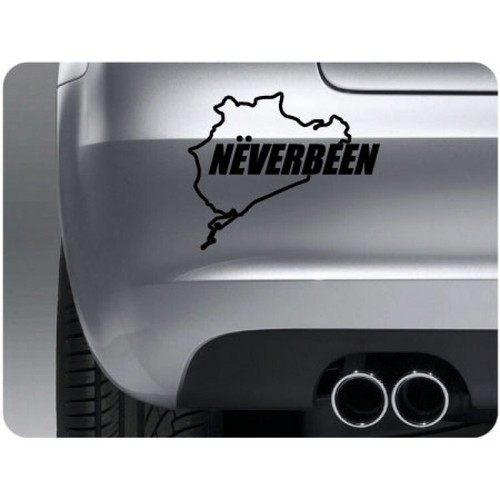 Neverbeen car stickers funny - stickers,