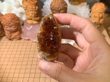 Small Natural Citrine Geode