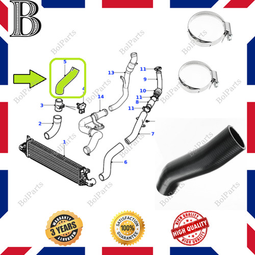 Turbo boost intercooler hose - boost,
