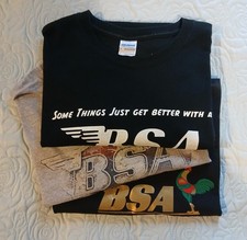 BSA Bantam Motorcycle Mens Tshirt  Large Tshirts x3 D1 motorcycle Bantam