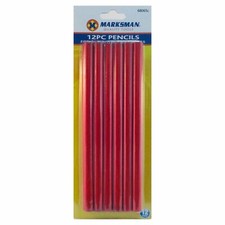 12 X CARPENTERS PENCILS JOINERS WOODWORK BUILDERS SOFT LEAD WOOD MARKING PENCIL