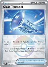 Glass Trumpet (Poke Ball) - 110/131 - Pokemon Card Prismatic Evolutions - NM