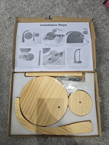 Wooden yarn ball - holder, for