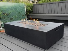 Rectangular Coffee Table Fire