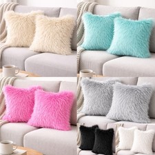 Fluffy Cushion Covers Set of 2