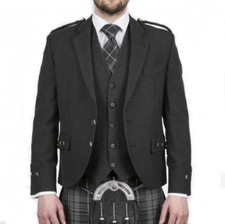 Scottish Argyle Kilt Jacket &