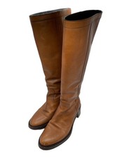 CELINE Jockey Boots/ Brown/ Size 37