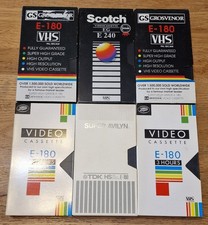 6 Used VHS Video Cassette