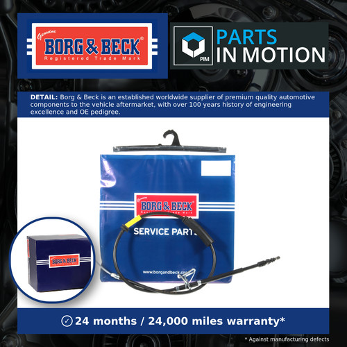 Handbrake cable fits - cable,