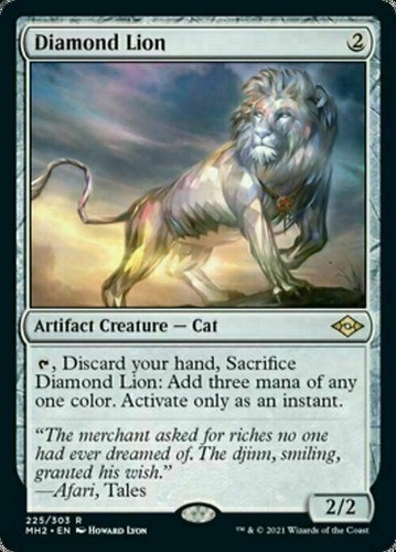 Diamond lion modern horizons - diamond, ~