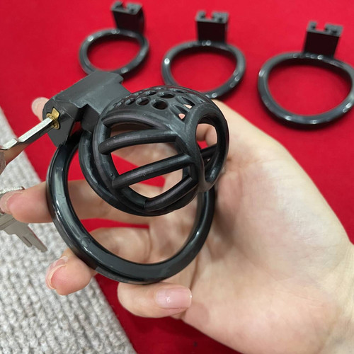 New male resin chastity cage - new,