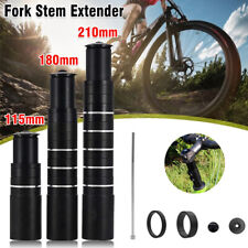 Bicycle Fork Stem Extender Handlebar Riser Extension Adapter Mountain Bike UK