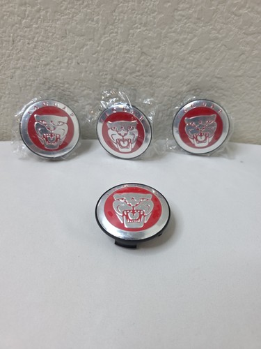 Jaguar wheel center cap red - jaguar,
