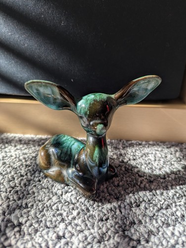 Vtg art pottery blue - vtg,