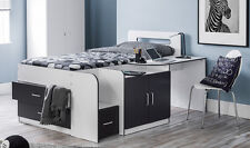 Cabin Bed with Drawers, Desk