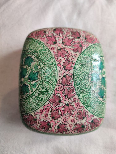 Paper mache floral - mache, trinket
