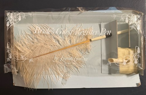Vintage plume feather - plume, with