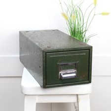 Vintage Industrial Green Metal