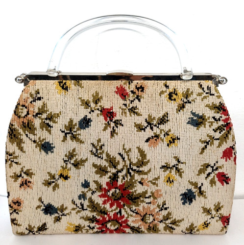 Vintage tapestry carpet - vintage, bag