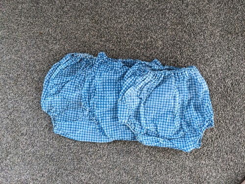 Waterproof blue gingham - waterproof,