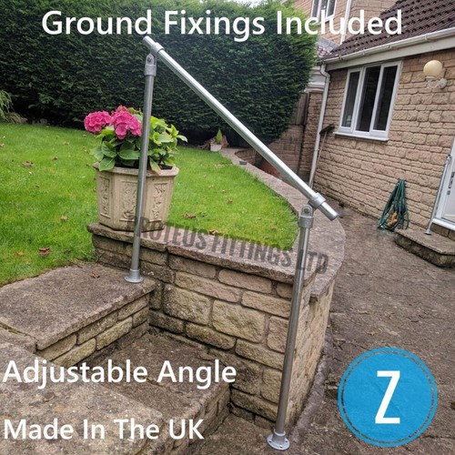 Handrail for garden steps - handrail,