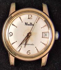MuDu Doublematic Men's Automatic AS 1681 Vintage Swiss Watch -- Spares/Repairs