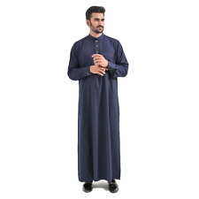 Arab Men Thobe Jubba Long Sleeve Muslim Middle East Saudi Kandoura BEST_PRICE