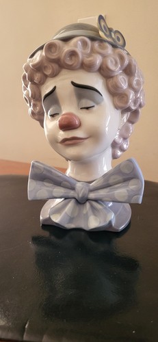 Sad clown lladro - clown, #5611