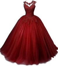 Evening Formal Party Ball Gown Prom Bridesmaid Host Acting Dress Big Size 6-24