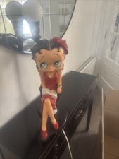 Vintage Betty Boop Night Light Lamp Resin Large Statue Super Rare Classic Retro