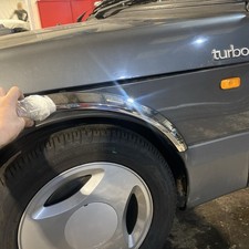 SAAB 900 Classic wings wheel arch trims front and rear CHROME  year 1987-93