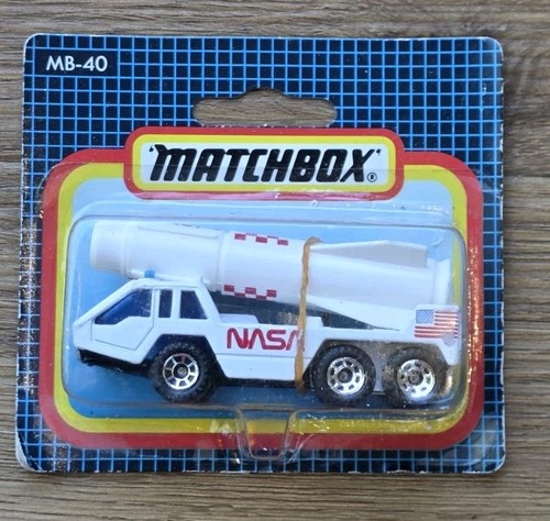 Matchbox rocket transporter - rocket,